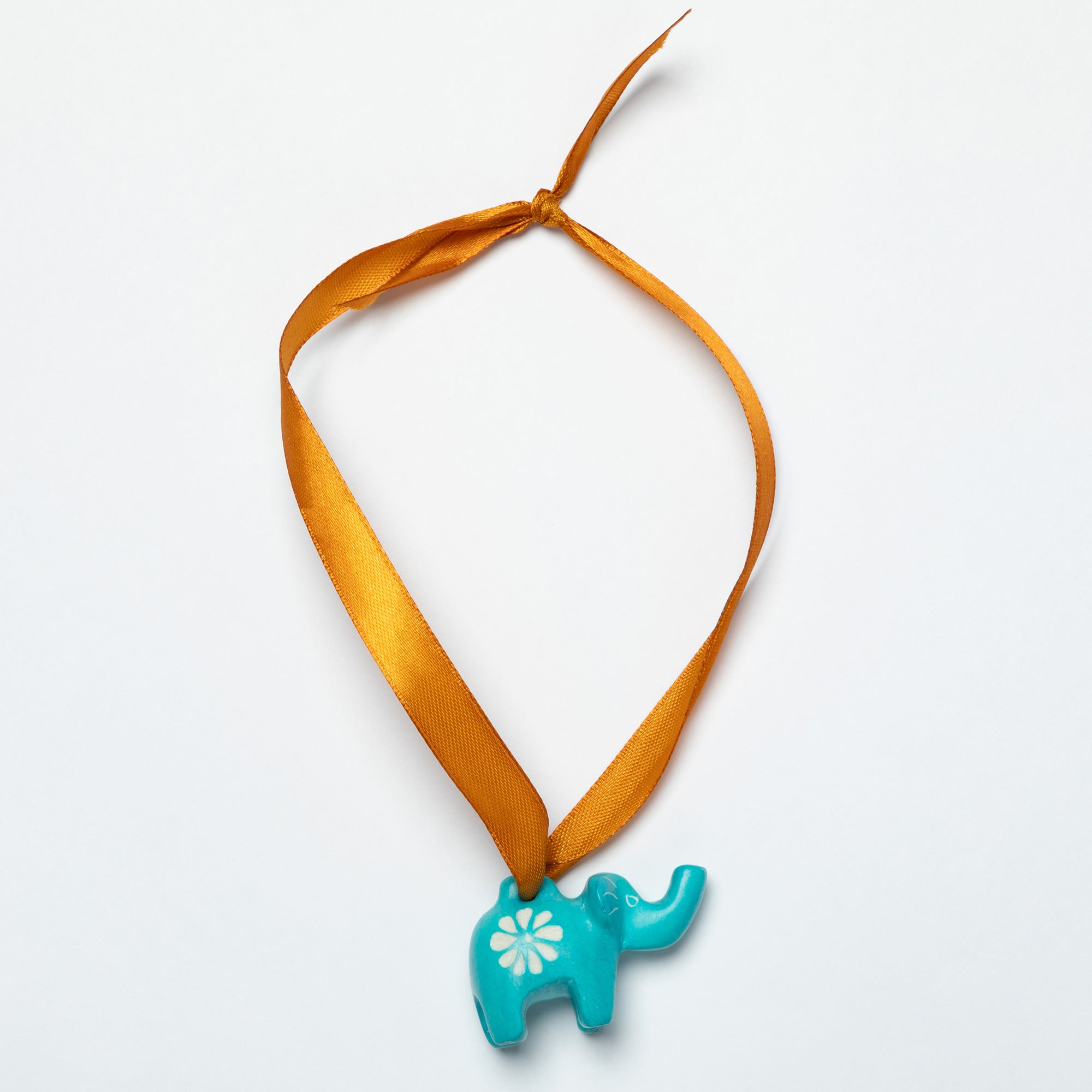 Elephant Soapstone Kenyan Ornament
