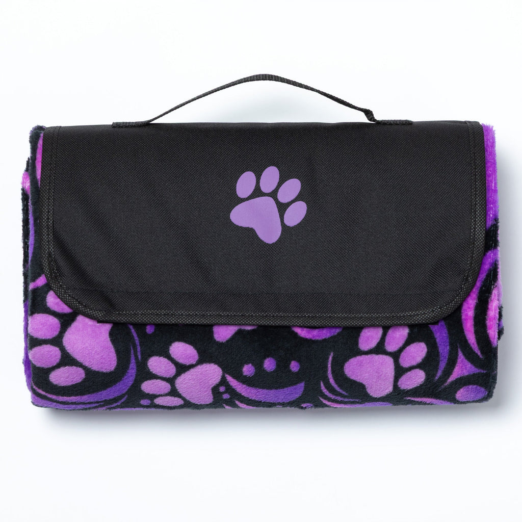 Paws Outdoor Blanket with Waterproof Backing & Handle