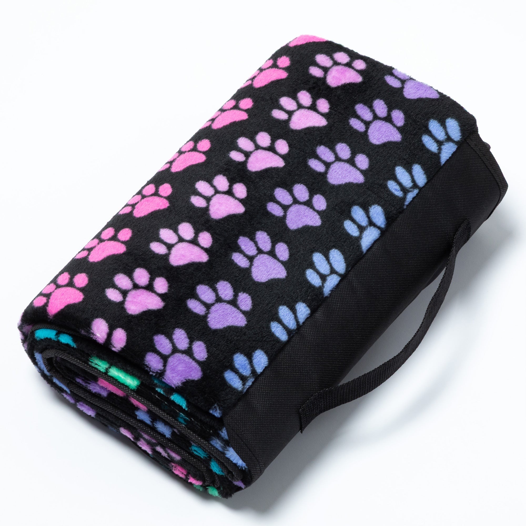 Paws Outdoor Blanket with Waterproof Backing & Handle