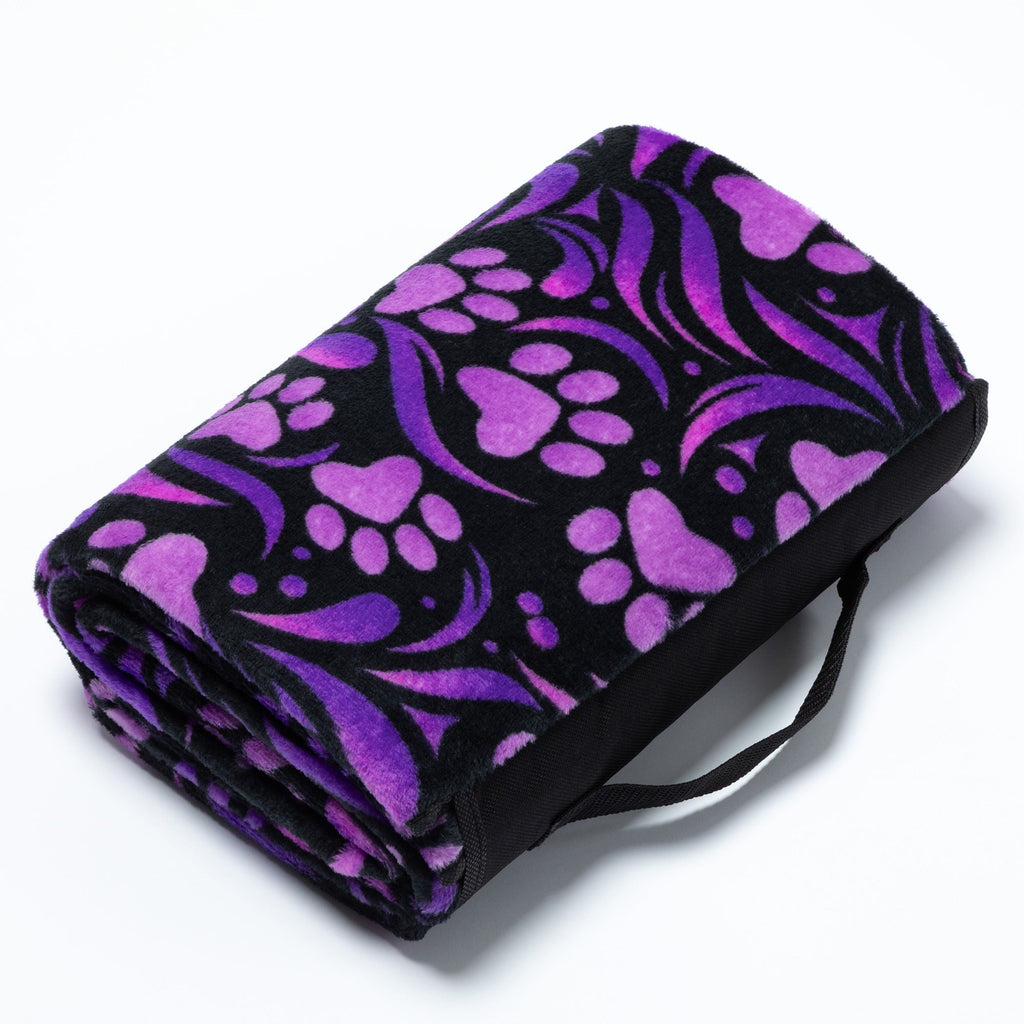 Paws Outdoor Blanket with Waterproof Backing & Handle