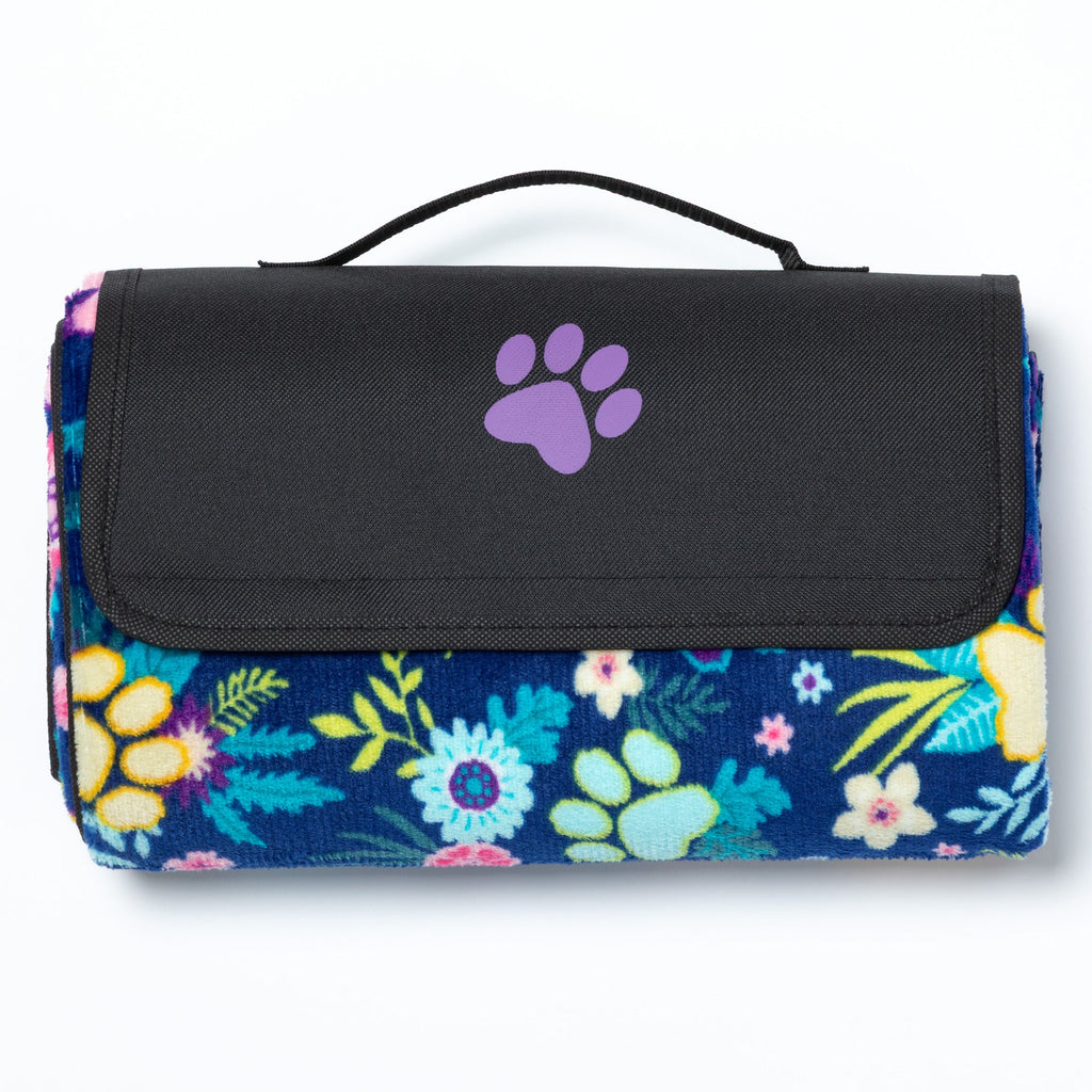 Paws Outdoor Blanket with Waterproof Backing & Handle