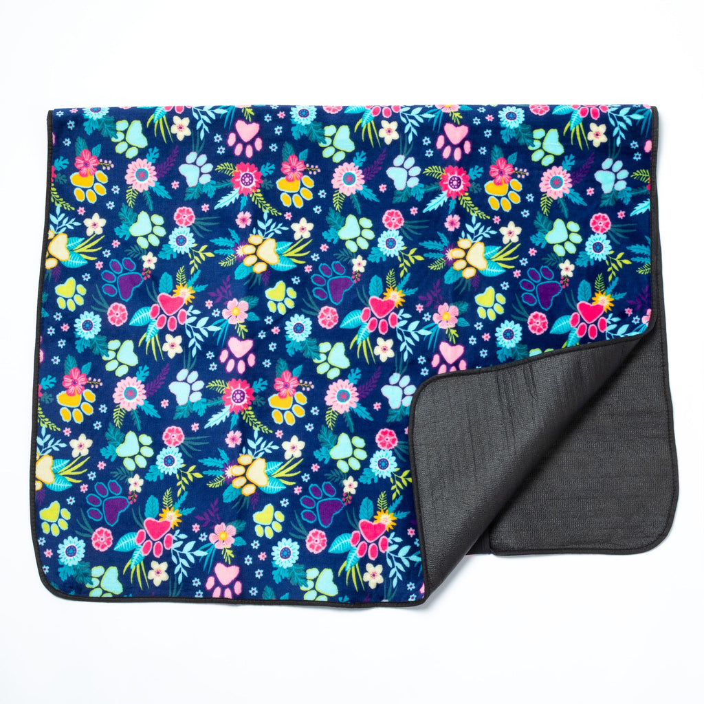 Paws Outdoor Blanket with Waterproof Backing & Handle