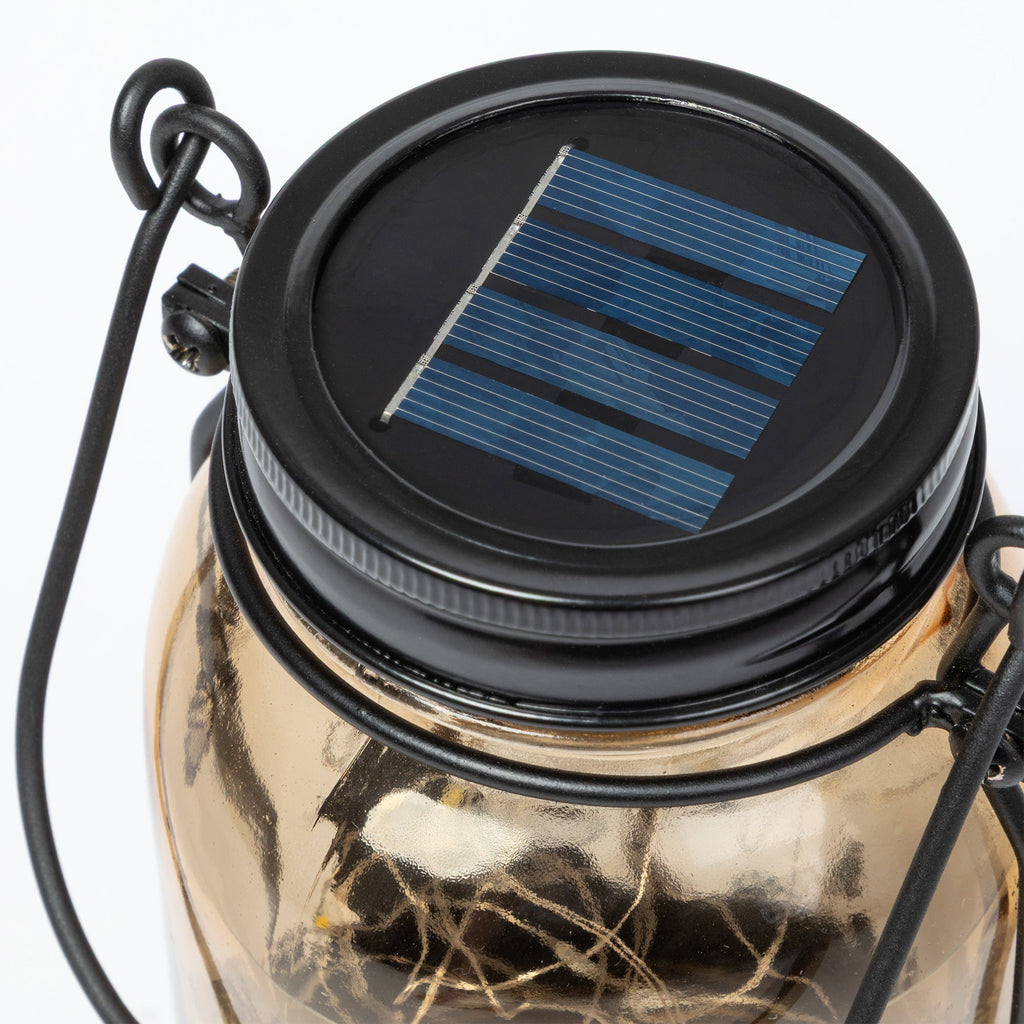 Solar Angel Pet Mason Jar Lantern Stake | Cat & Dog