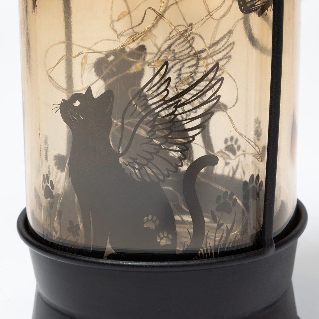 Solar Angel Pet Mason Jar Lantern Stake | Cat & Dog