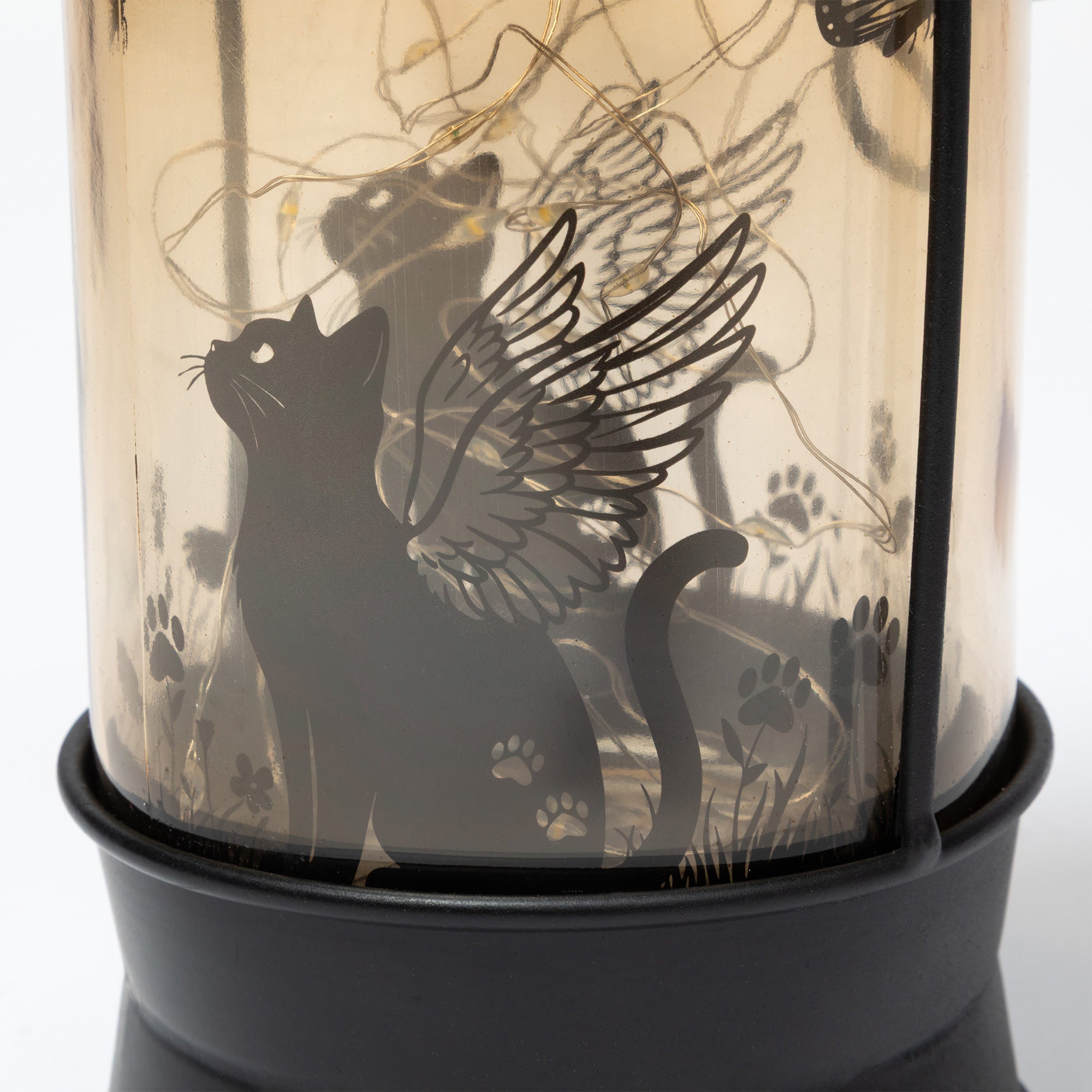 Solar Angel Pet Mason Jar Lantern Stake | Cat & Dog