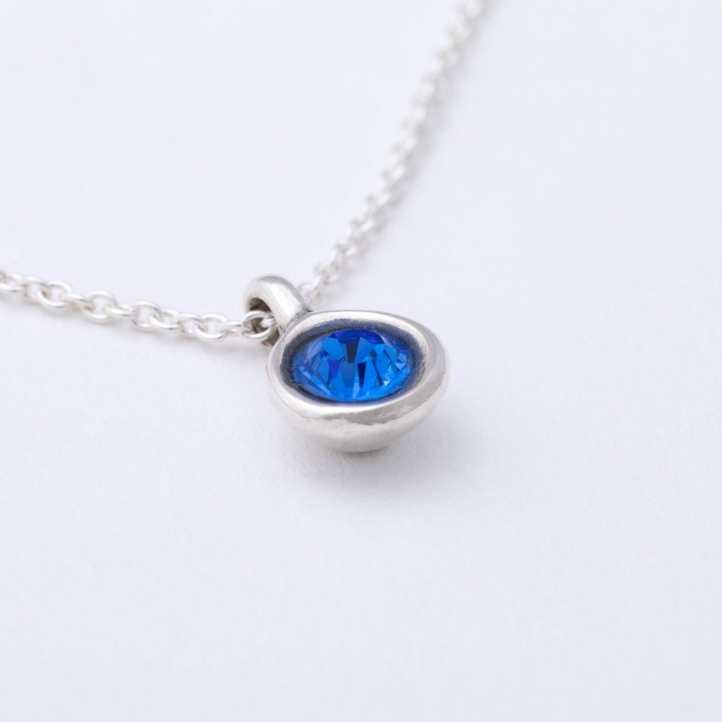 Message in a Bottle Birthstone Necklace Gift