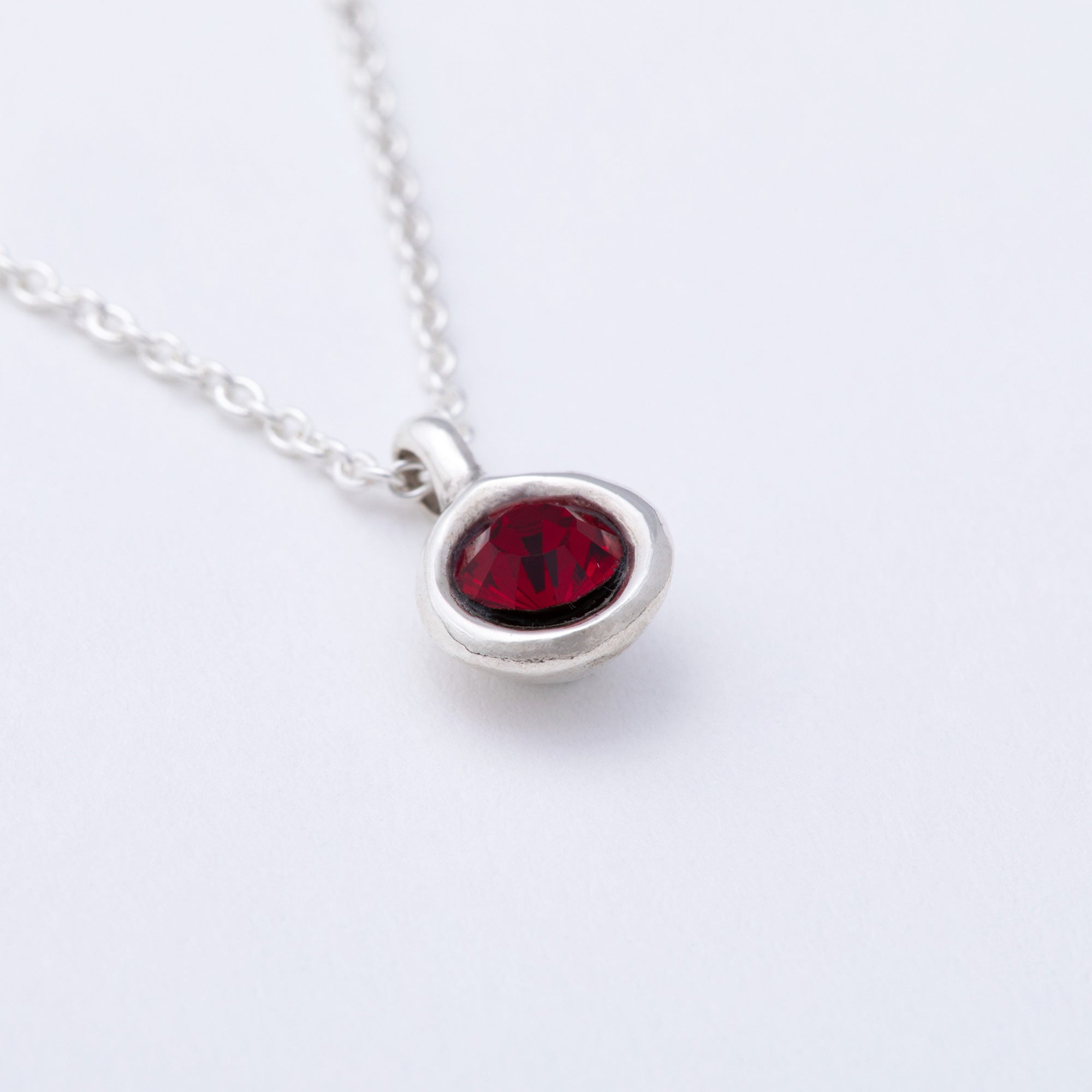 Message in a Bottle Birthstone Necklace Gift