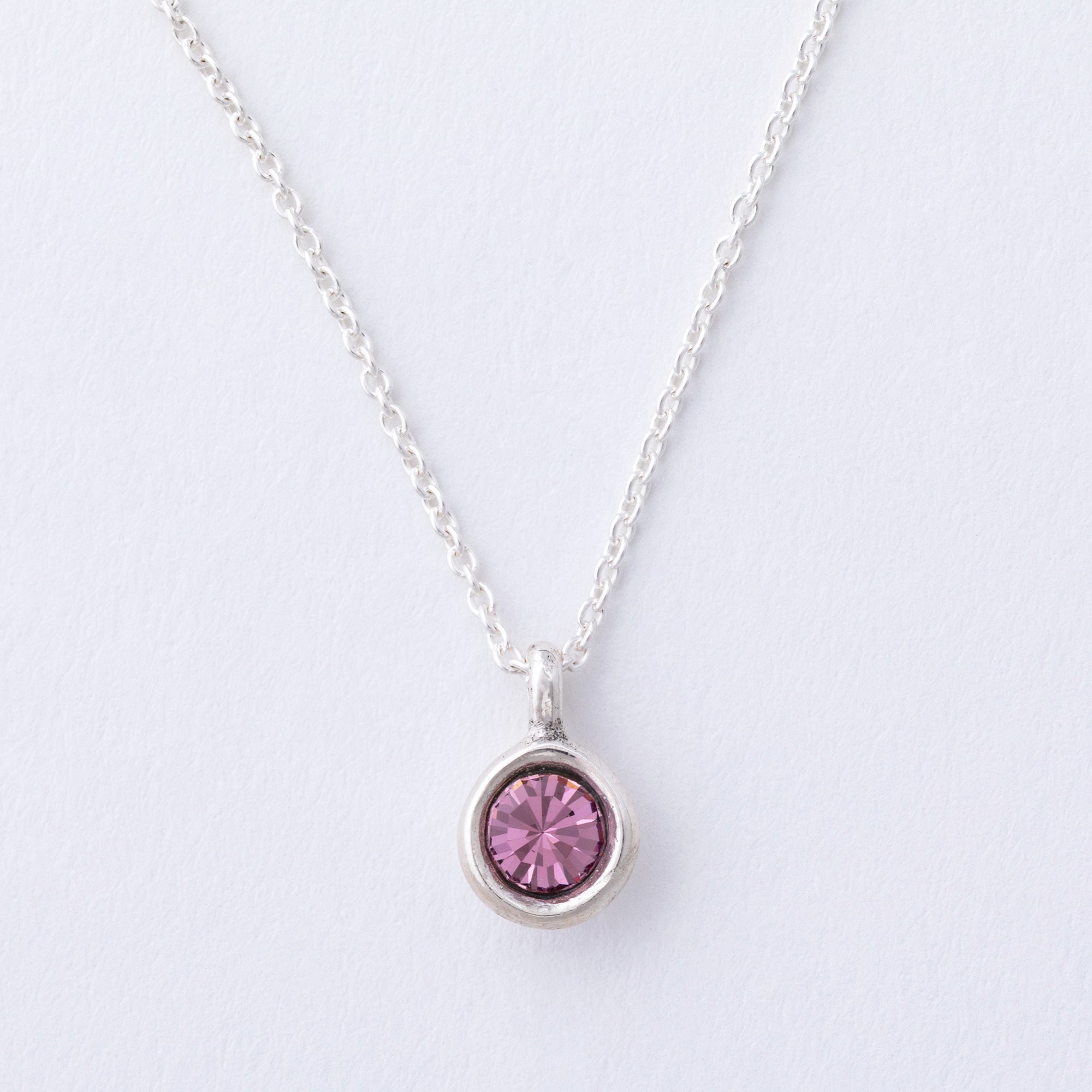 Message in a Bottle Birthstone Necklace Gift