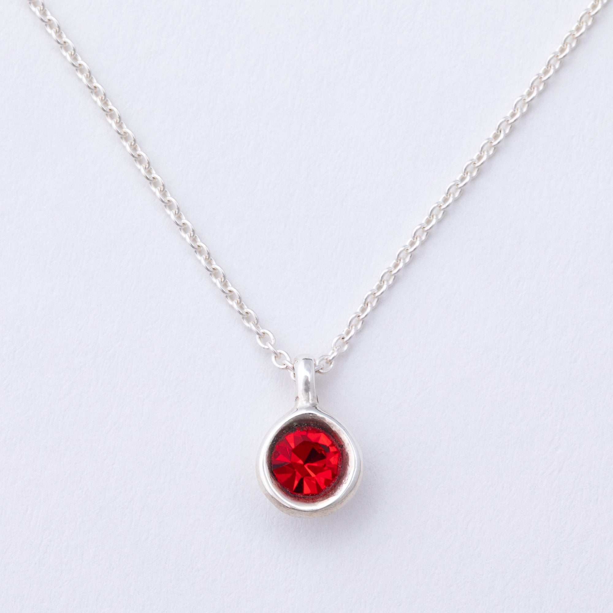 Message in a Bottle Birthstone Necklace Gift