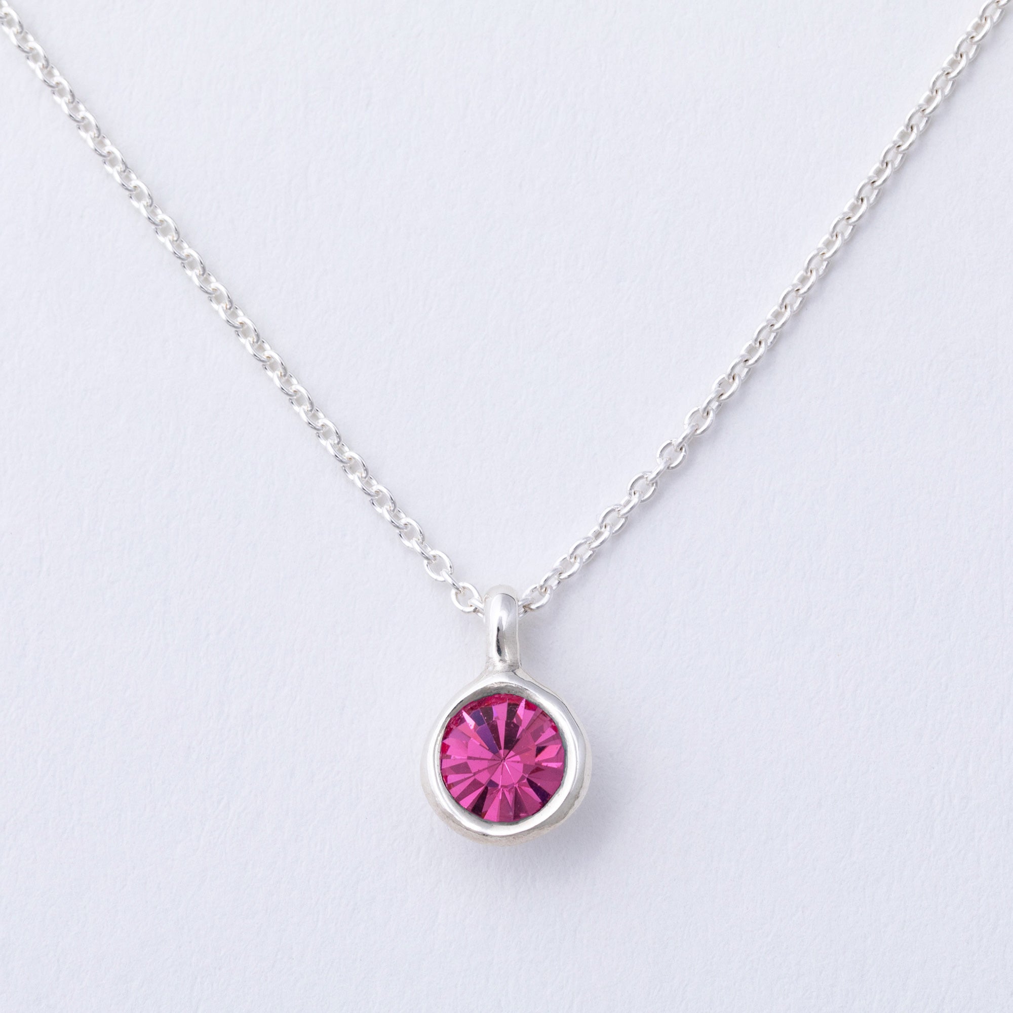 Message in a Bottle Birthstone Necklace Gift
