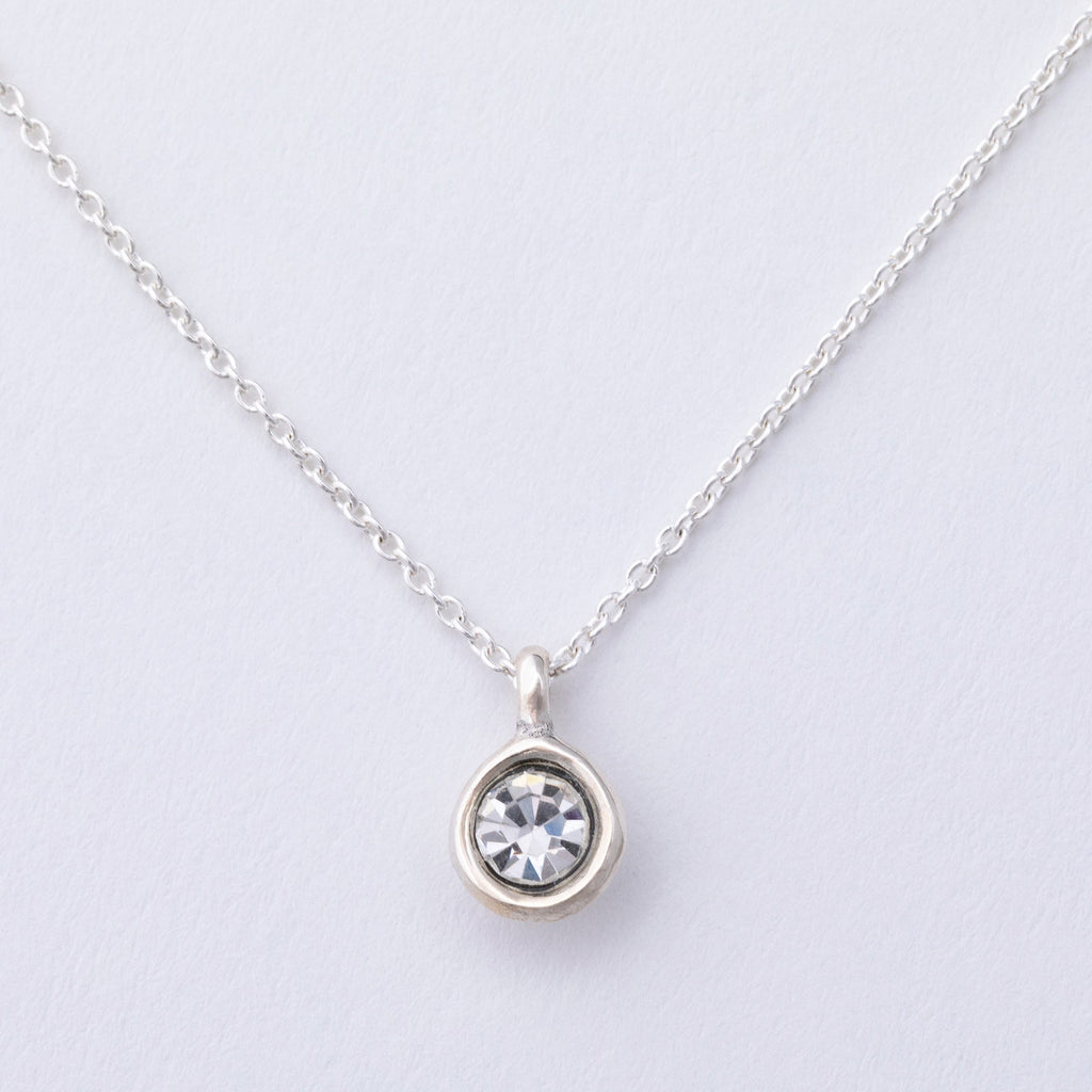 Message in a Bottle Birthstone Necklace Gift
