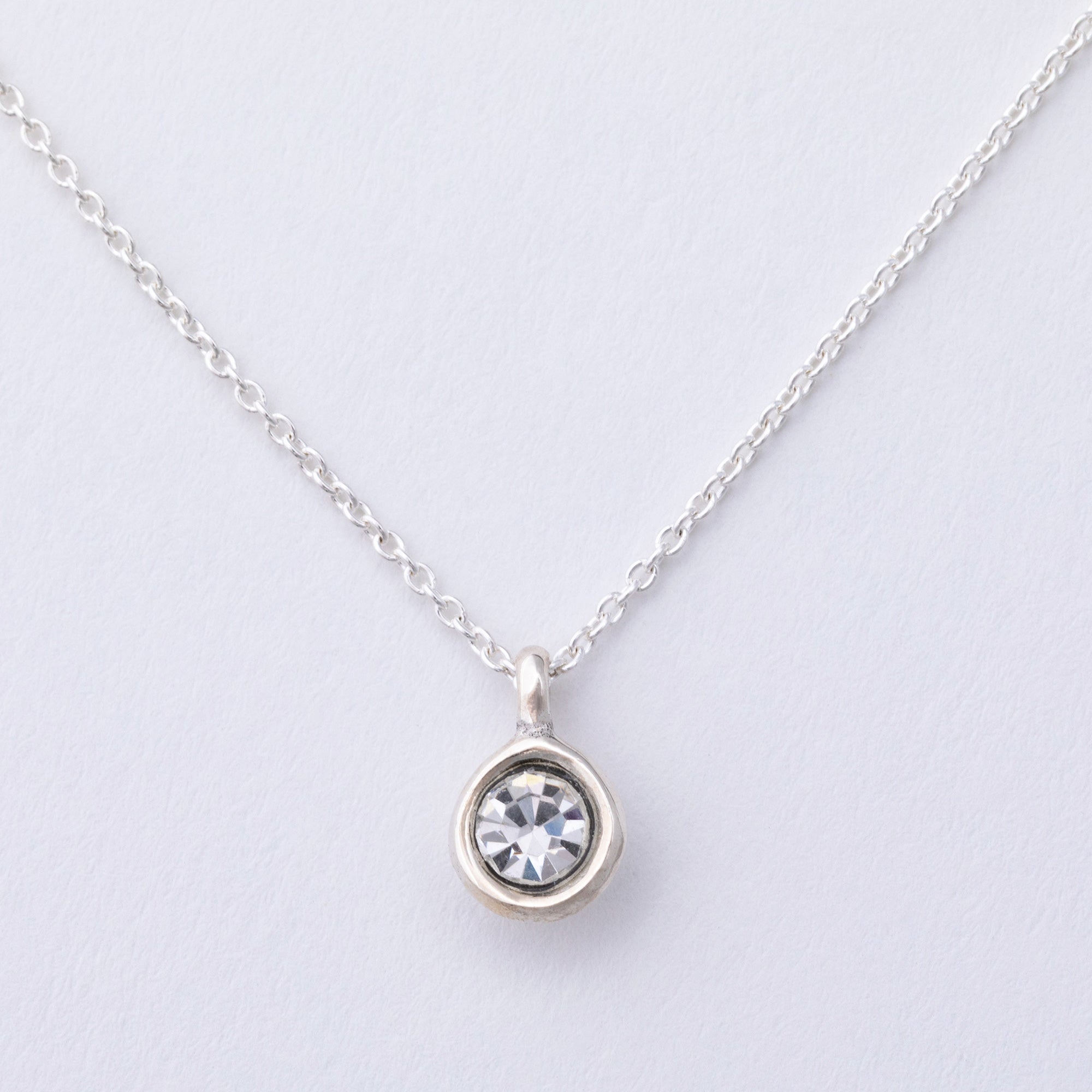 Message in a Bottle Birthstone Necklace Gift