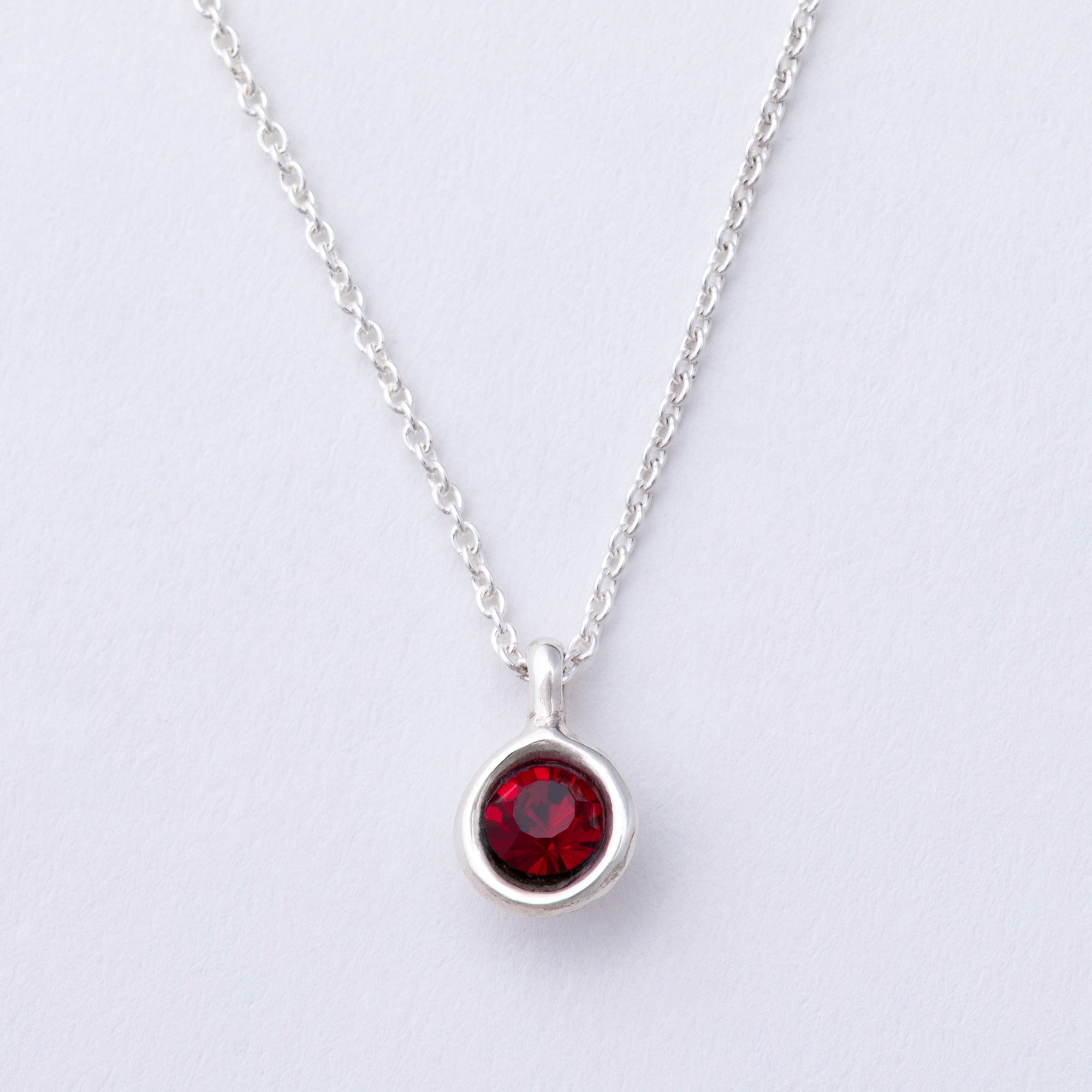 Message in a Bottle Birthstone Necklace Gift