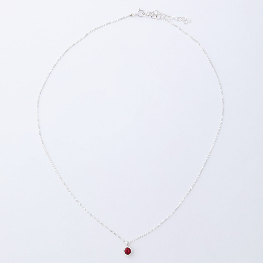 Message in a Bottle Birthstone Necklace Gift
