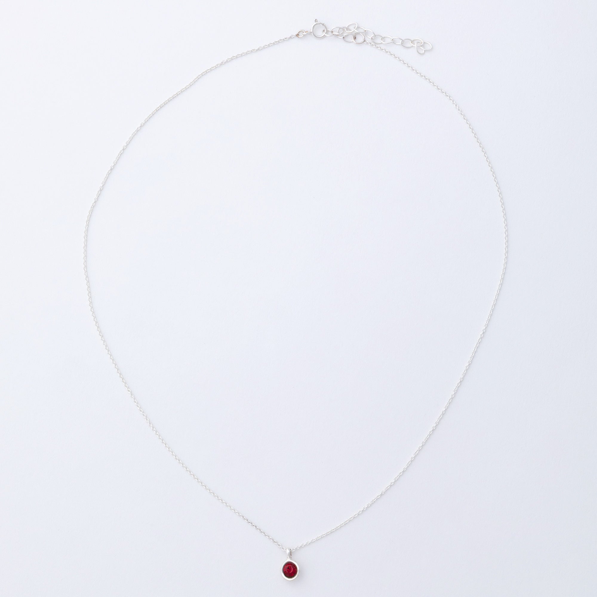 Message in a Bottle Birthstone Necklace Gift