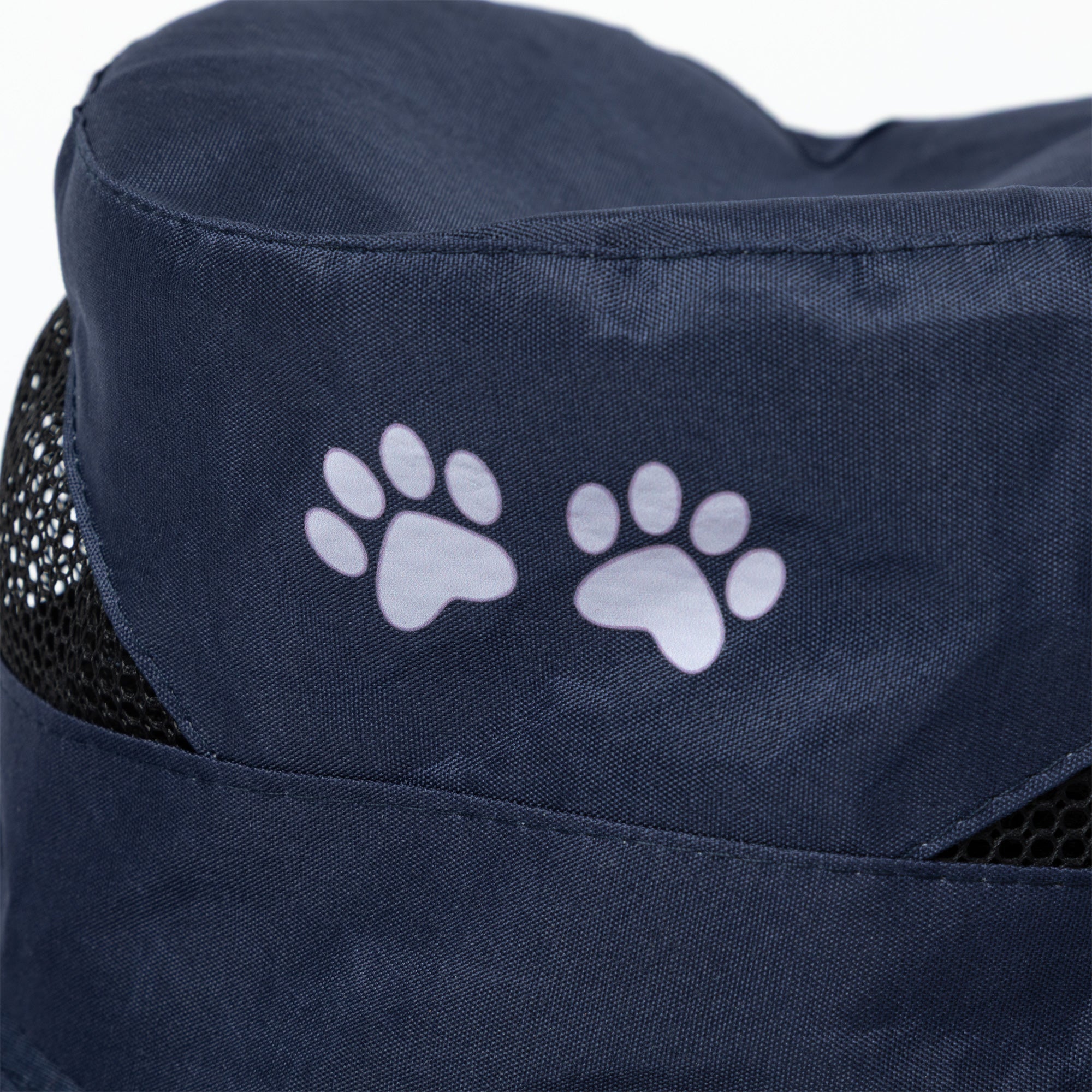 Adjustable UPF 50+ Wide Brim Paw Print Sun Hat