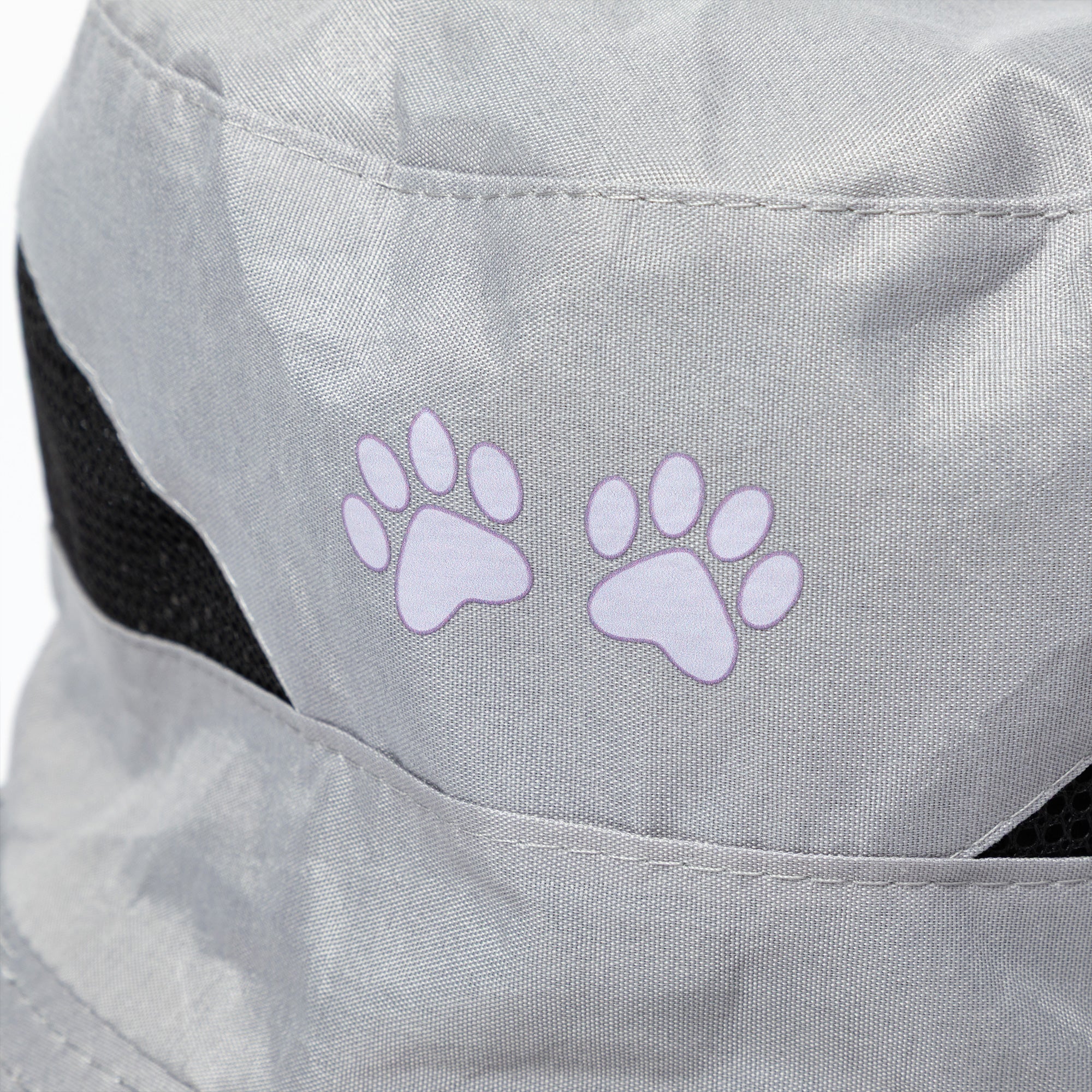 Adjustable UPF 50+ Wide Brim Paw Print Sun Hat