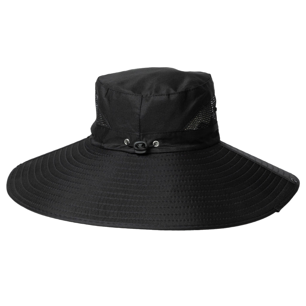 Adjustable UPF 50+ Wide Brim Paw Print Sun Hat