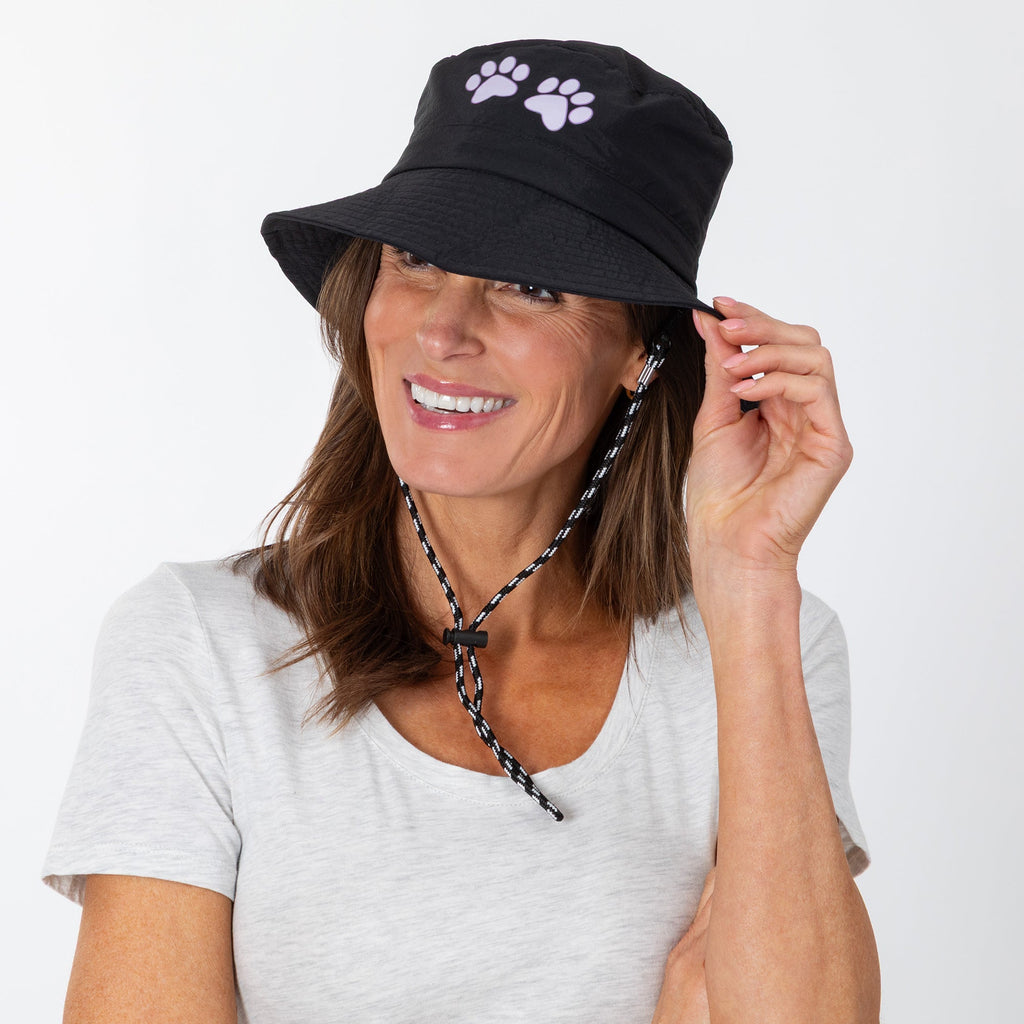 Paw Print Foldable Quick Dry Waterproof UPF 50+ Bucket Hat