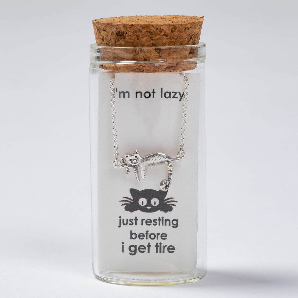 Message in a Bottle Pet Lover Sterling Necklace Gift