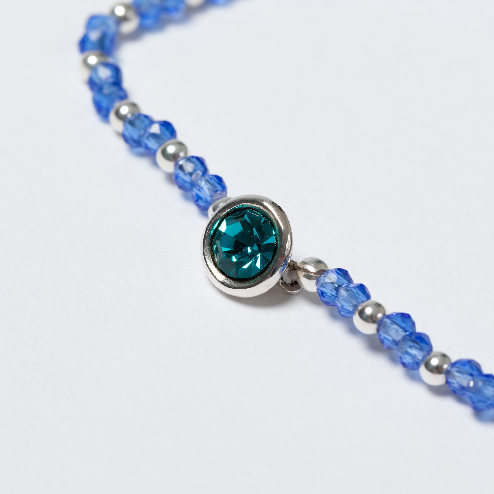 Positive Message in a Bottle Birthstone Bracelet Gift