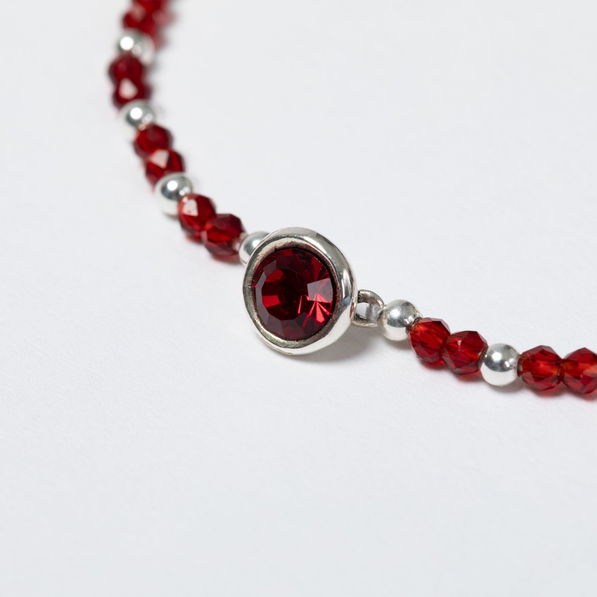 Positive Message in a Bottle Birthstone Bracelet Gift