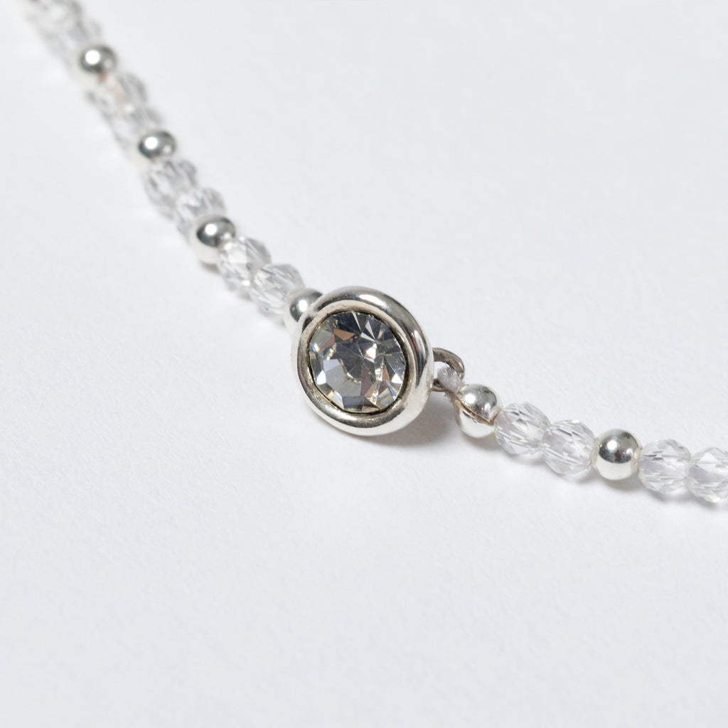 Positive Message in a Bottle Birthstone Bracelet Gift