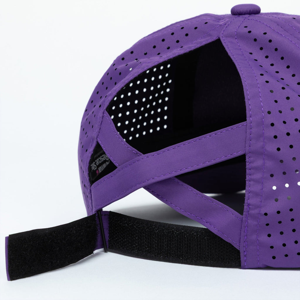 Paw Print Ponytail Baseball Cap - Breathable Mesh, Adjustable Fit