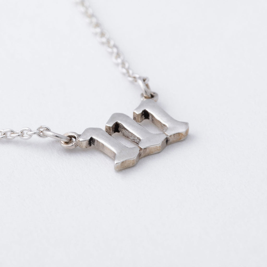Sterling Angel Number Necklace in a Bottle Gift