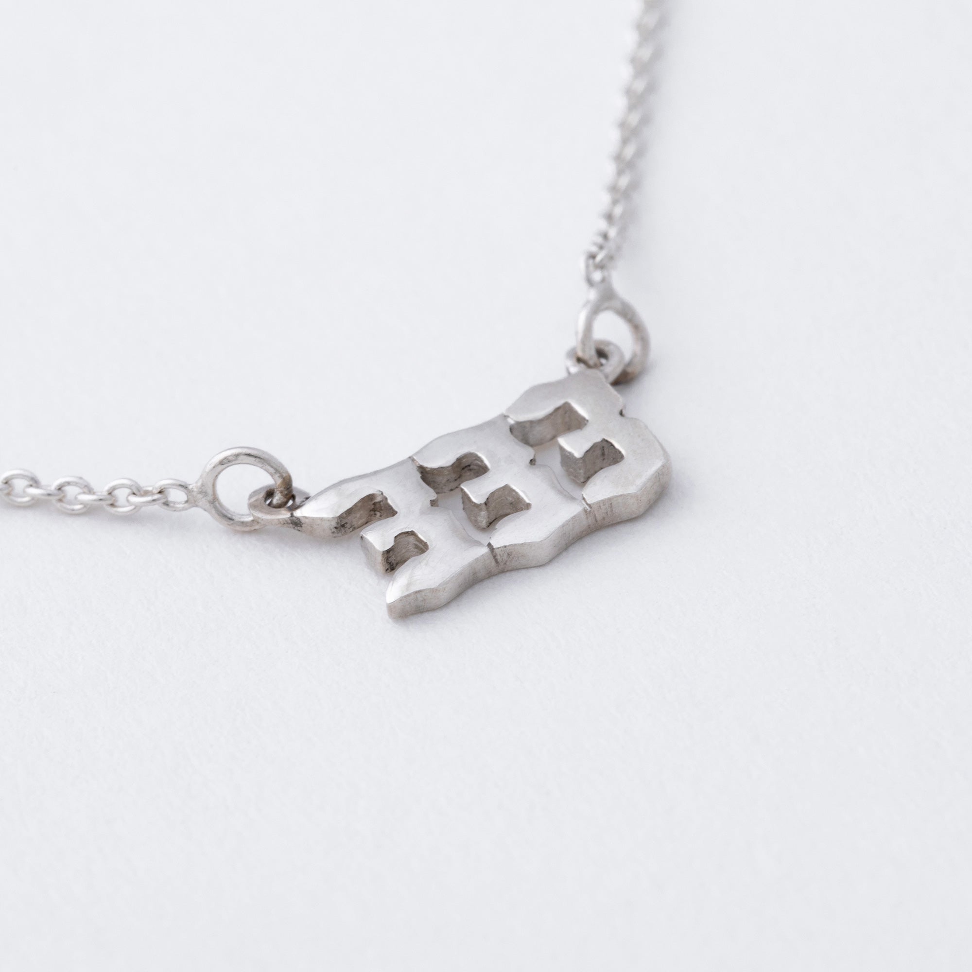 Sterling Angel Number Necklace in a Bottle Gift
