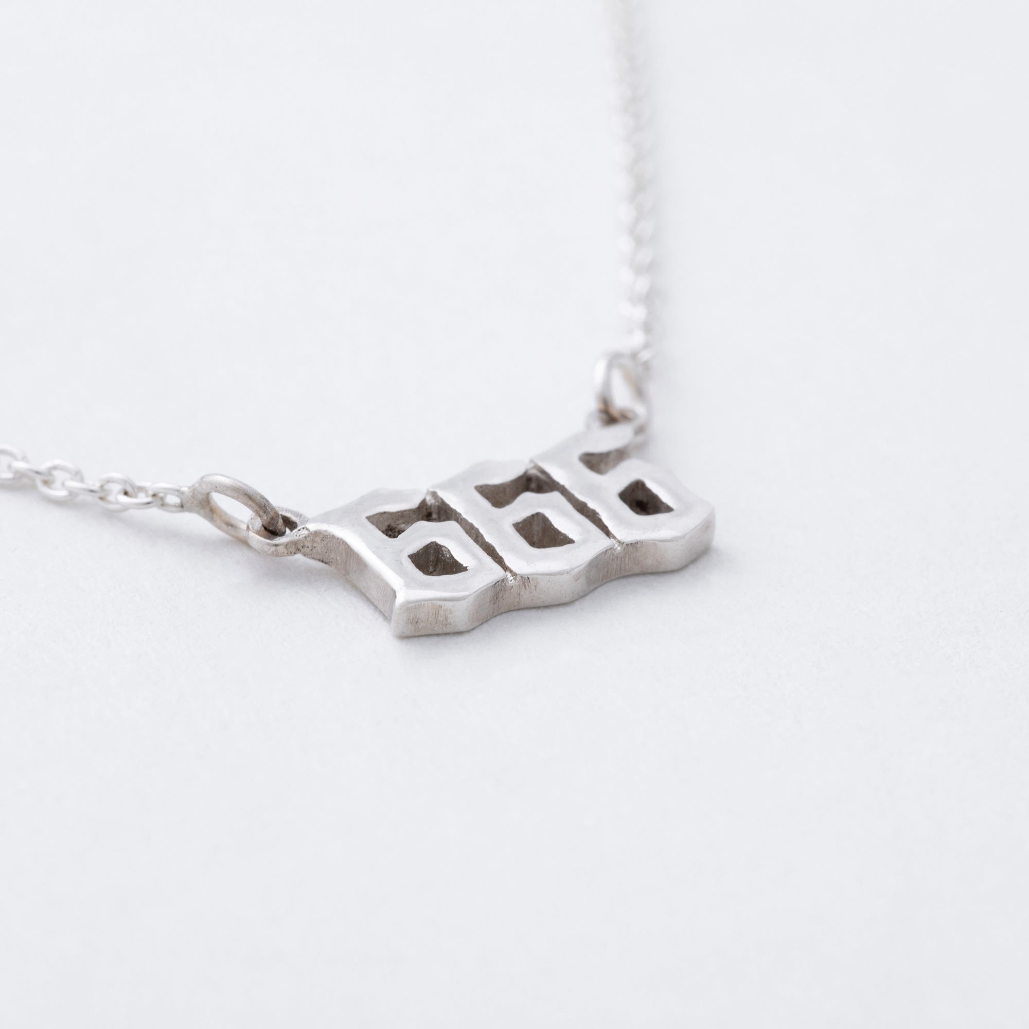Sterling Angel Number Necklace in a Bottle Gift