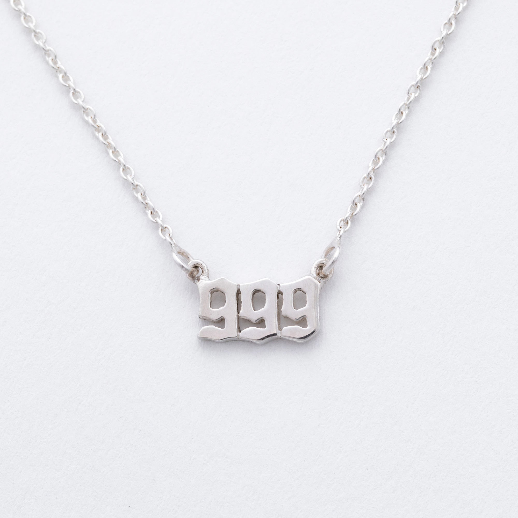 Sterling Angel Number Necklace in a Bottle Gift