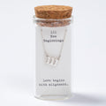 Sterling Angel Number Necklace in a Bottle Gift