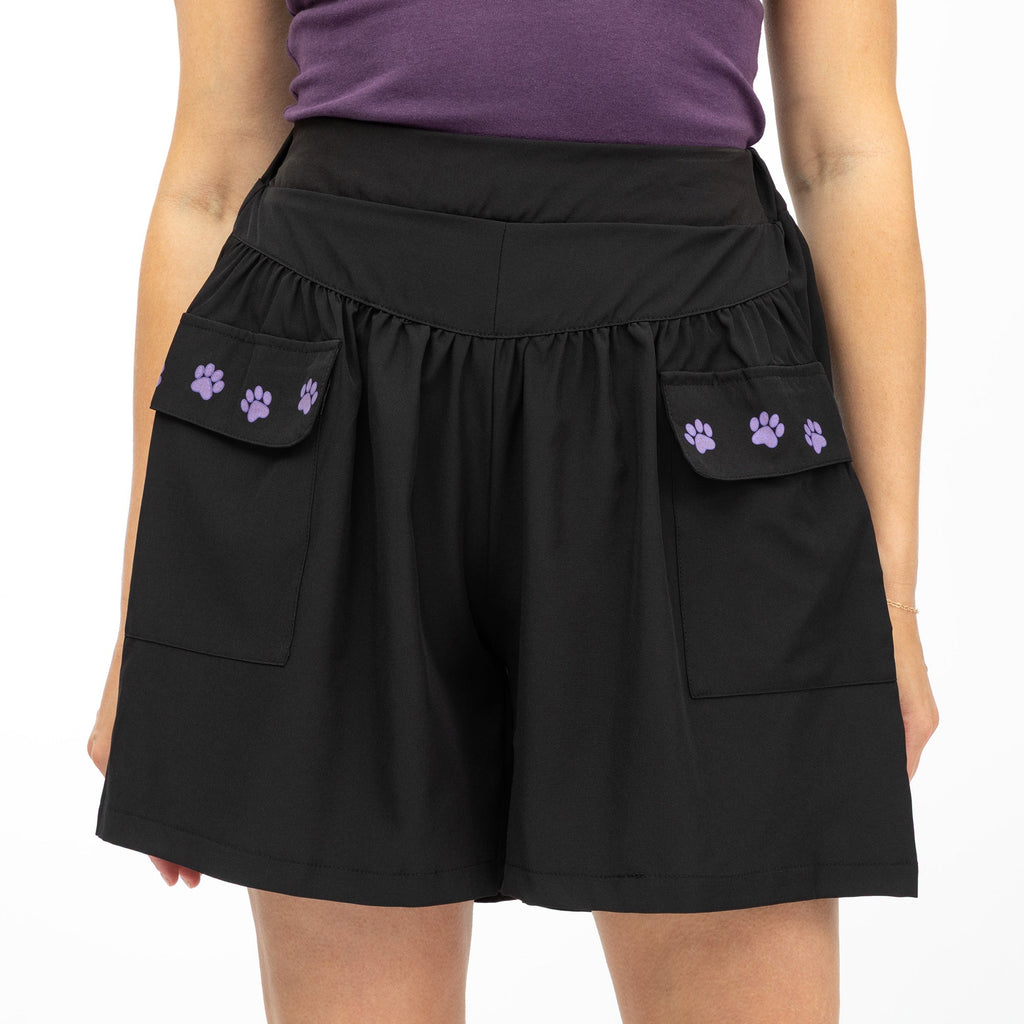 Paw Print Lightweight Performance Shorts with Cargo Pockets