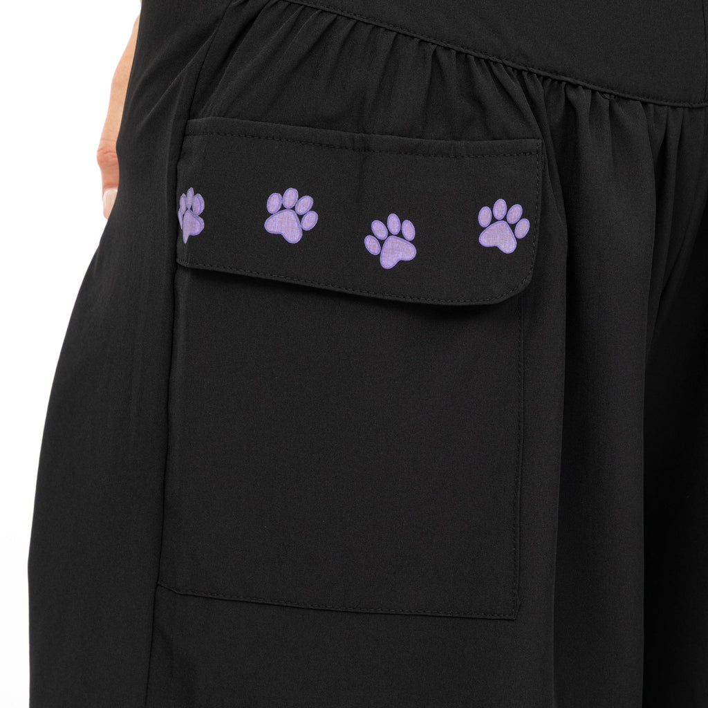 Paw Print Lightweight Performance Shorts with Cargo Pockets