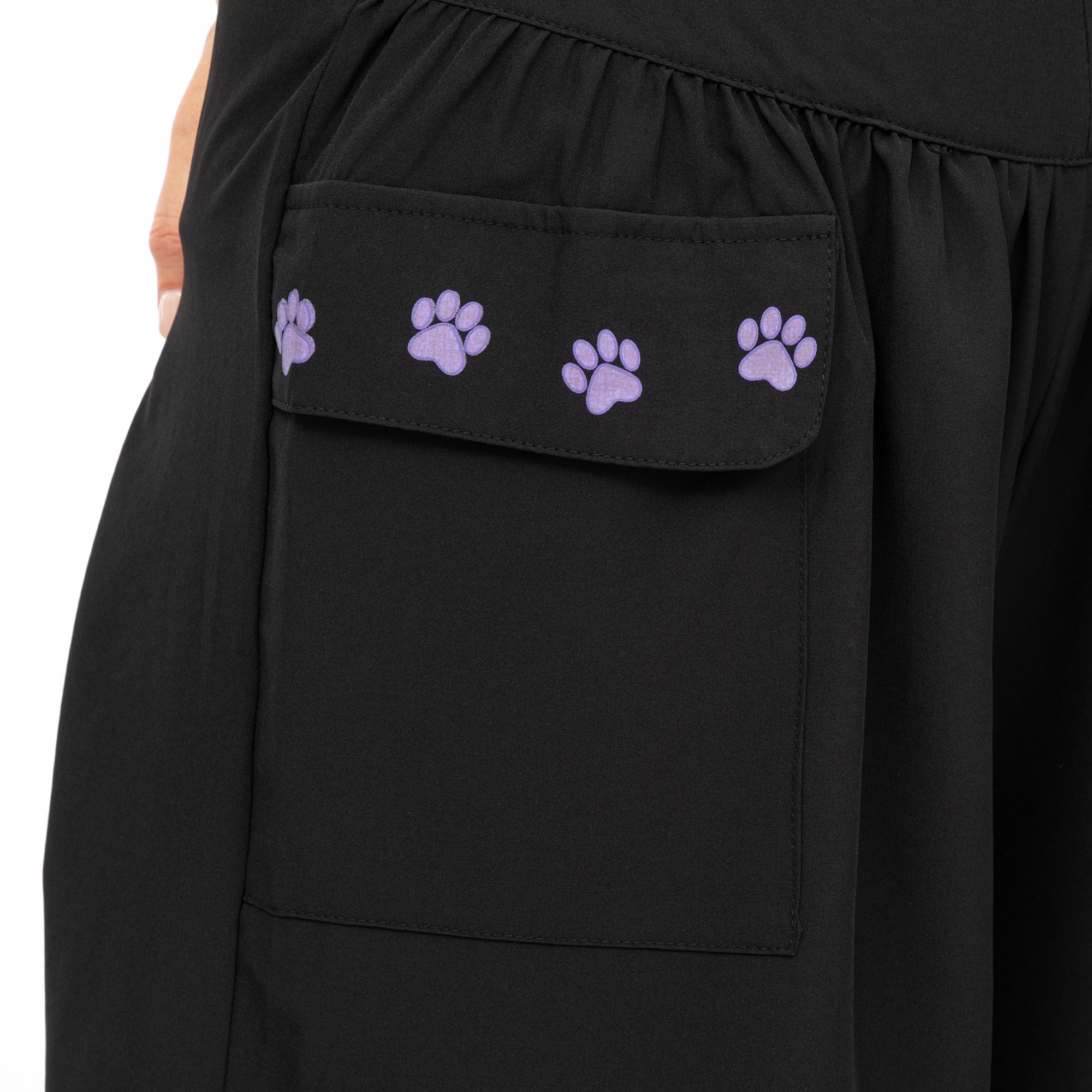 Paw Print Lightweight Performance Shorts with Cargo Pockets