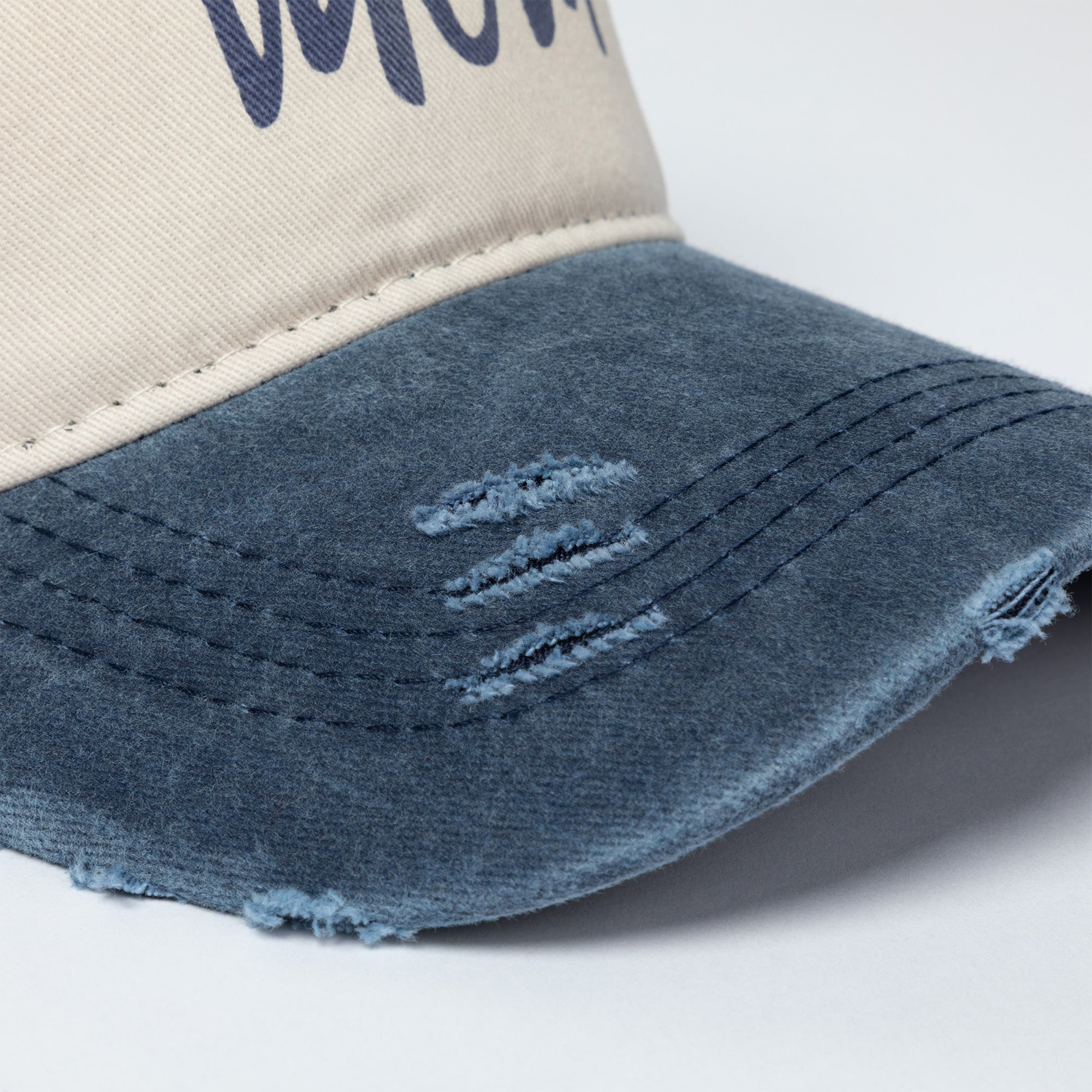 Dog Mom/Cat Mom Distressed Baseball Hat