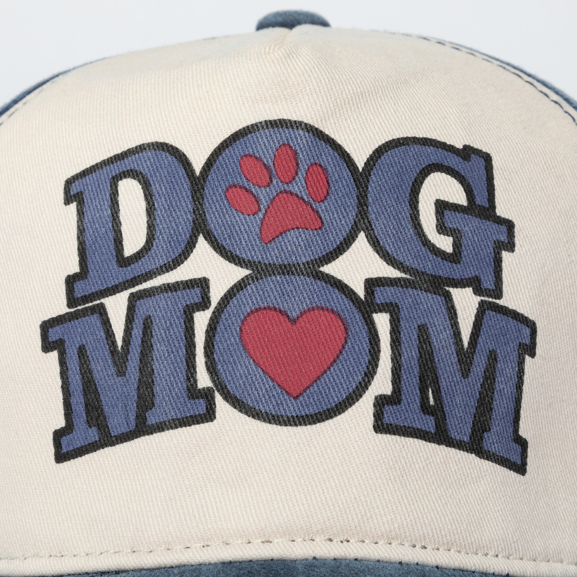 Dog Mom/Cat Mom Distressed Baseball Hat