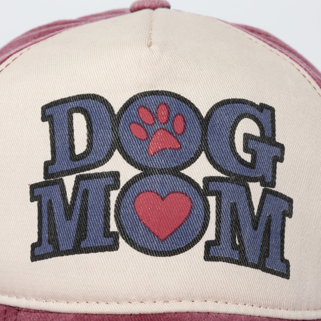 Dog Mom/Cat Mom Distressed Baseball Hat