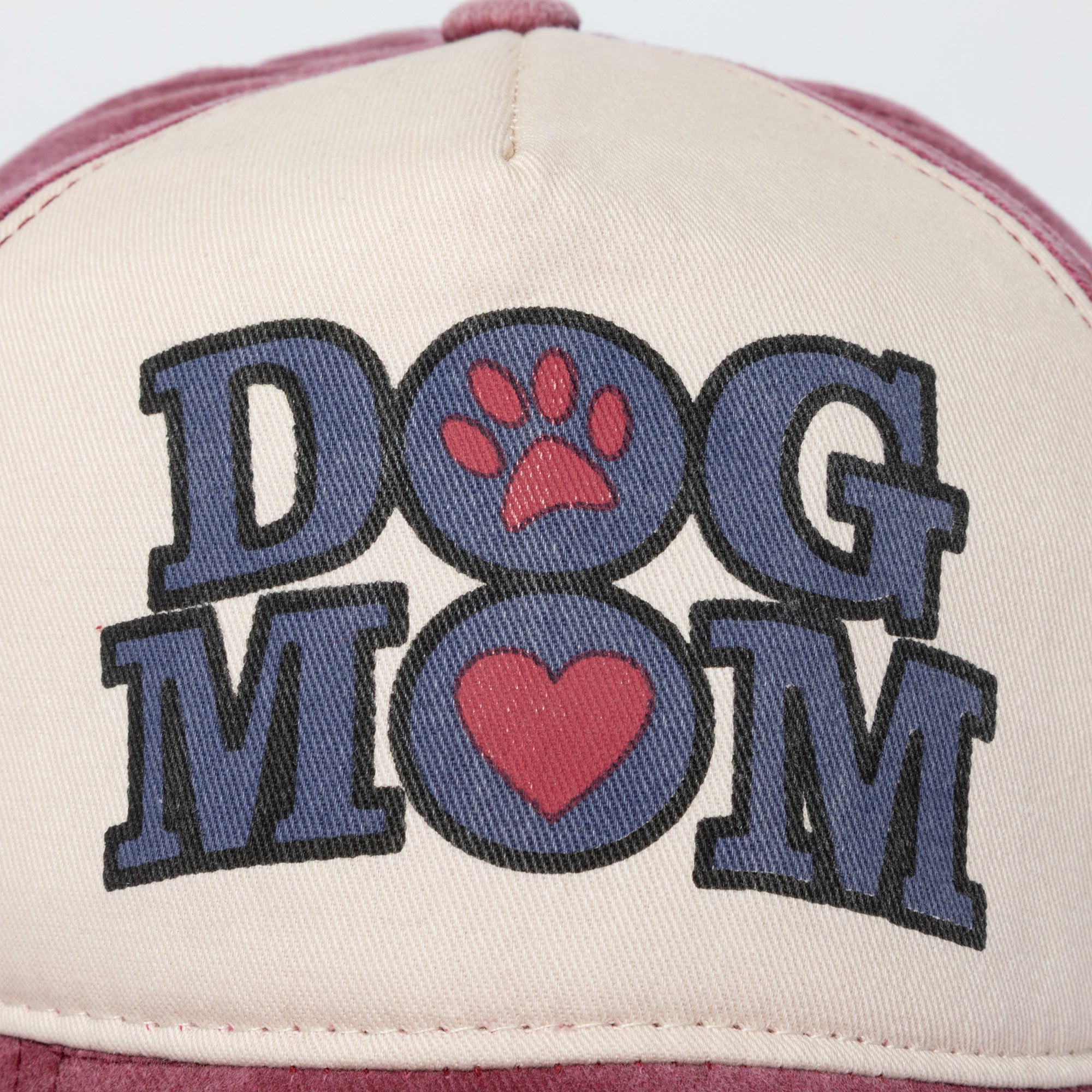 Dog Mom/Cat Mom Distressed Baseball Hat