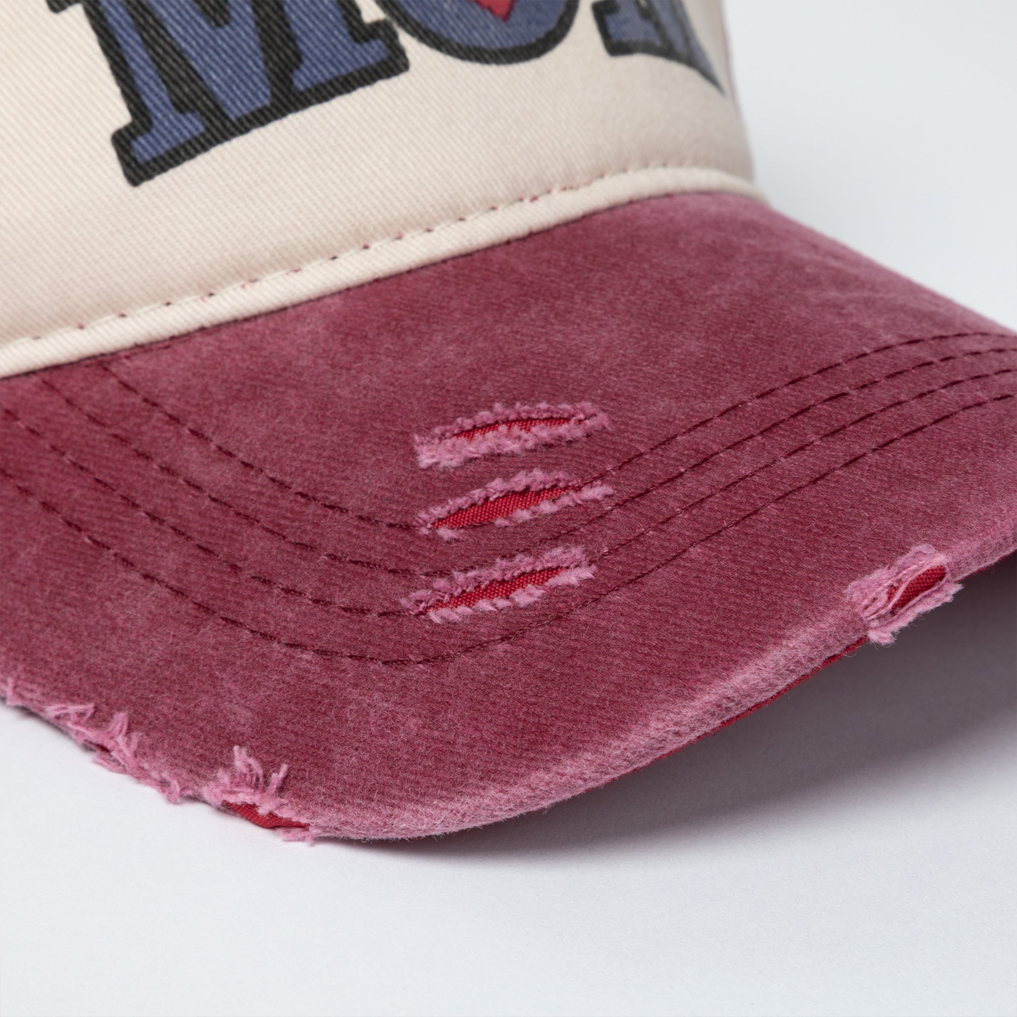 Dog Mom/Cat Mom Distressed Baseball Hat