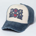Dog Mom/Cat Mom Distressed Baseball Hat