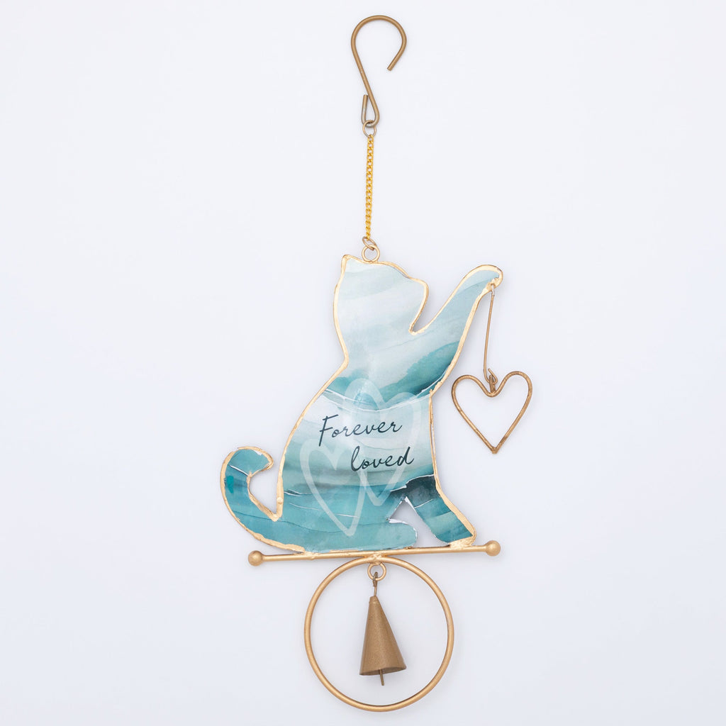 Forever Loved Watercolor Pet Wind Chime