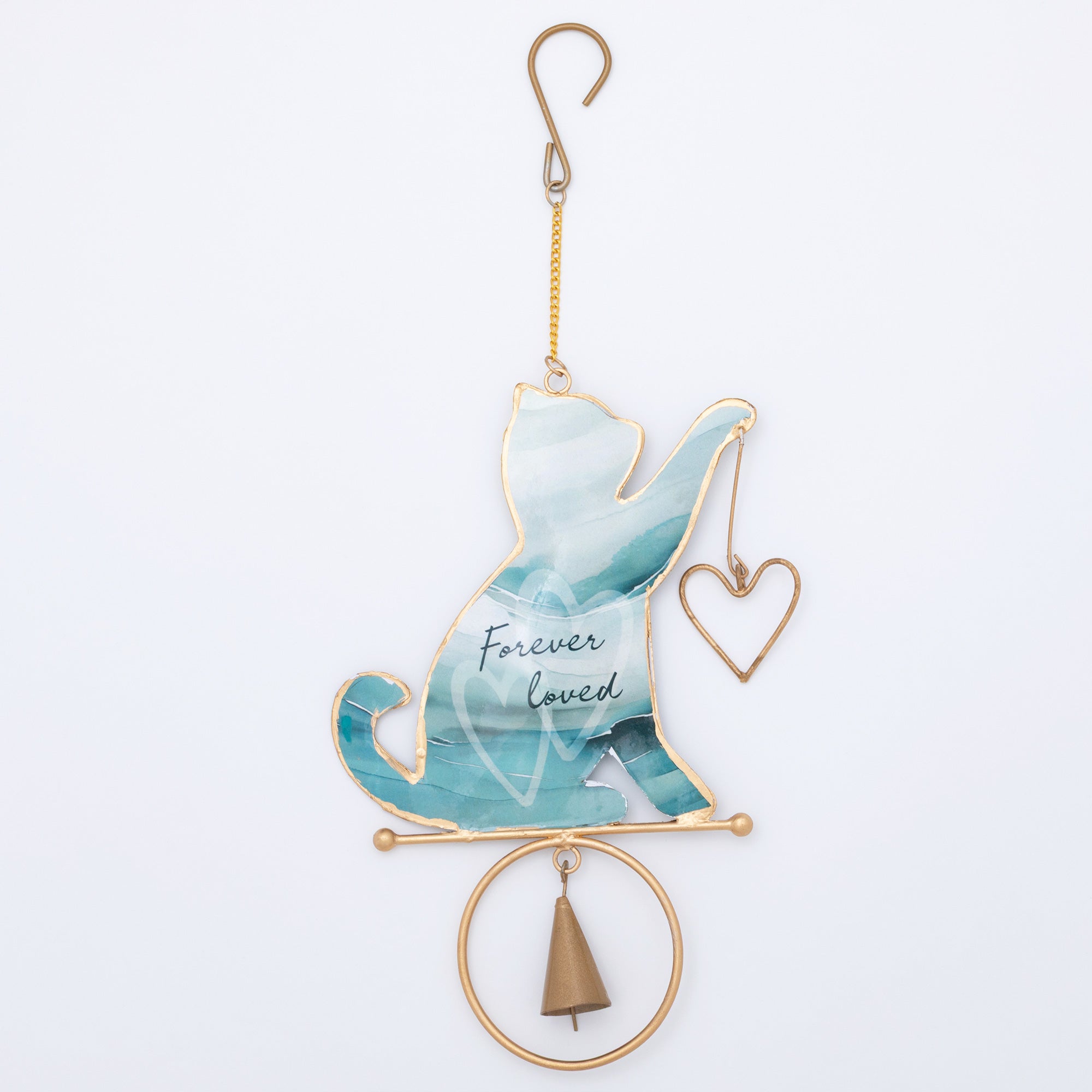Forever Loved Watercolor Pet Wind Chime