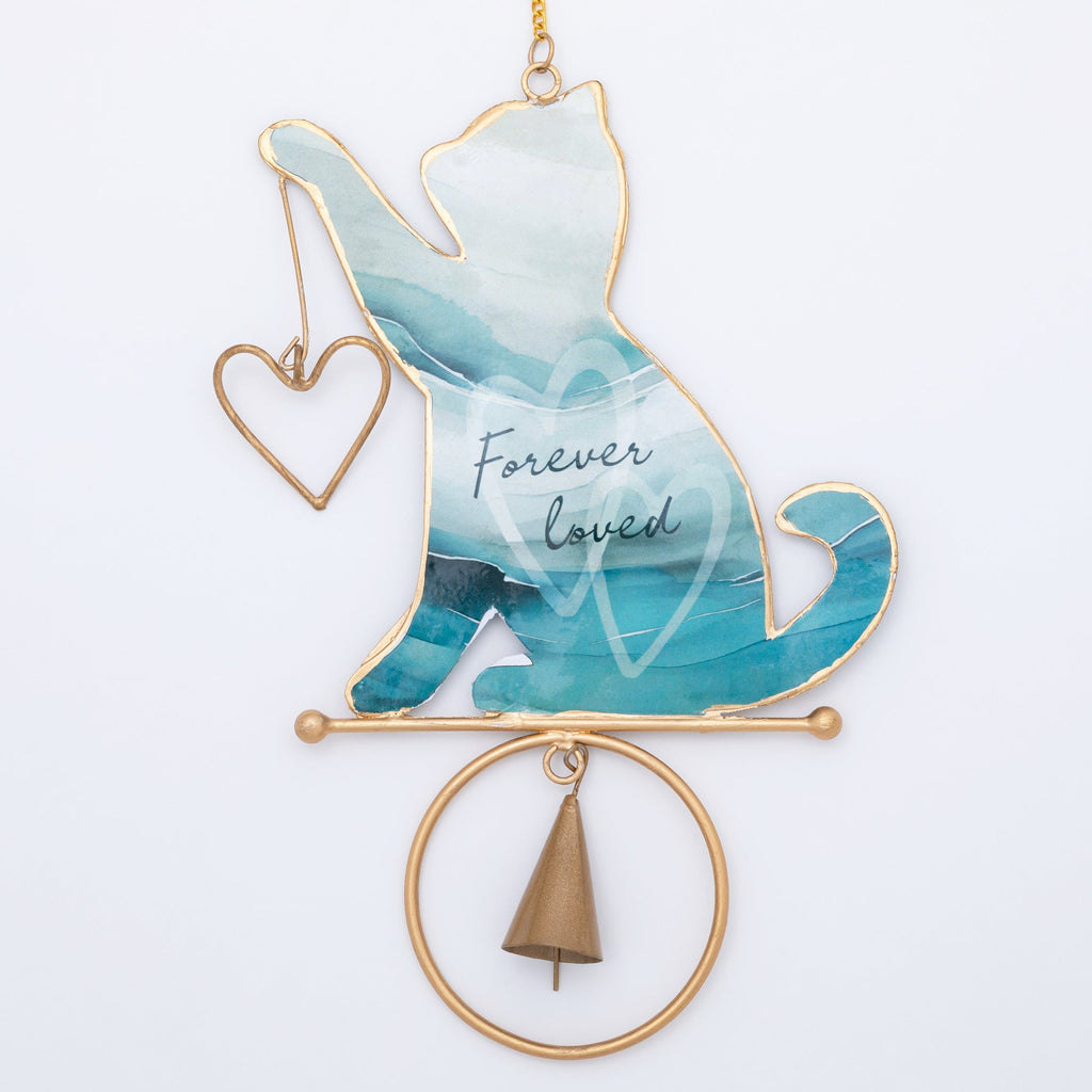 Forever Loved Watercolor Pet Wind Chime