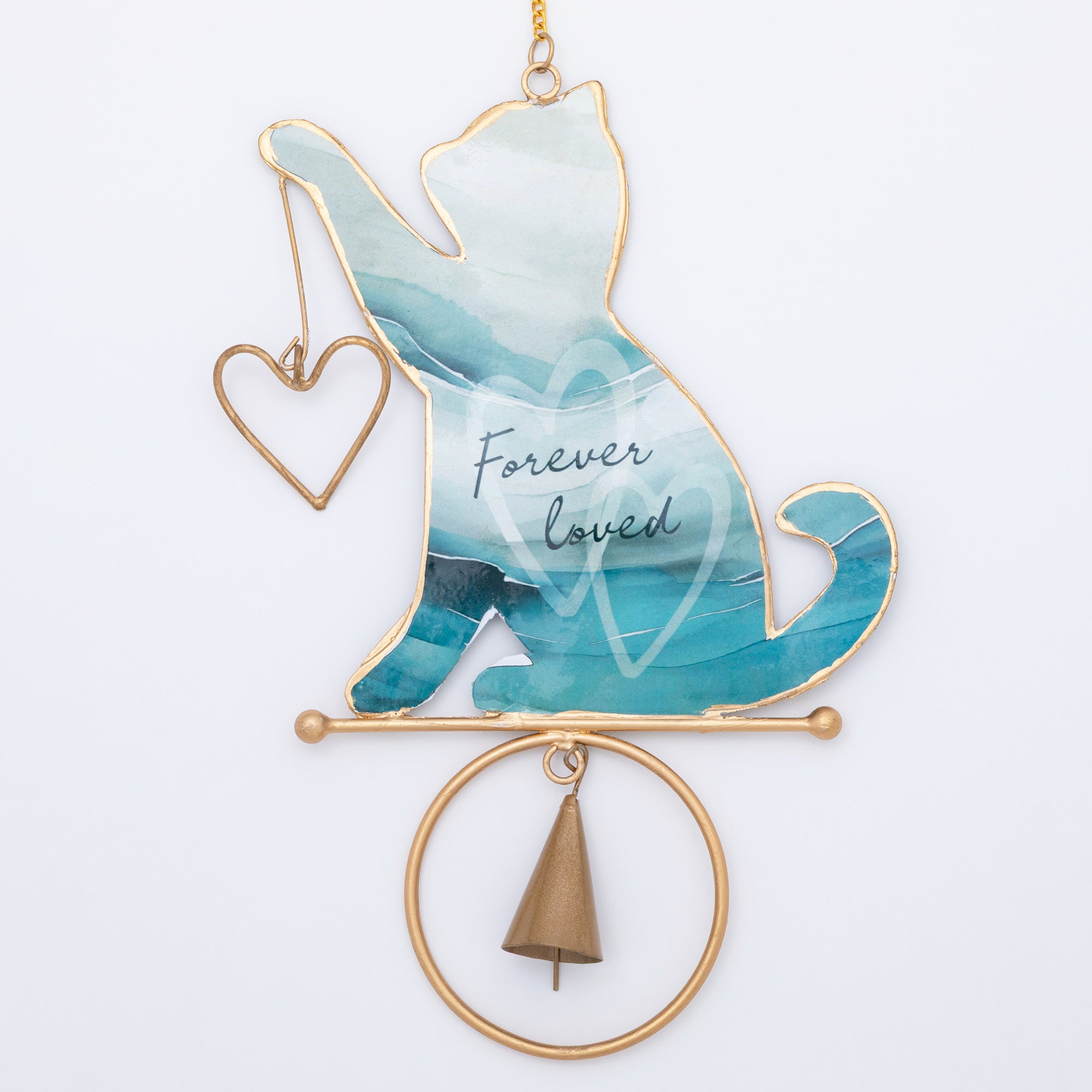 Forever Loved Watercolor Pet Wind Chime