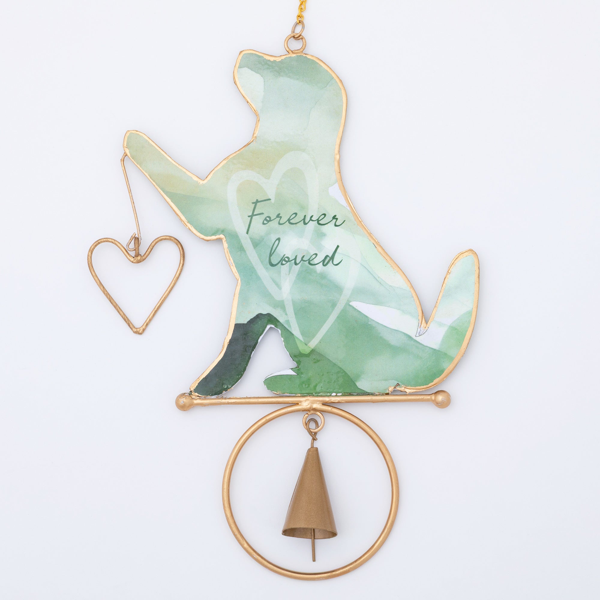 Forever Loved Watercolor Pet Wind Chime