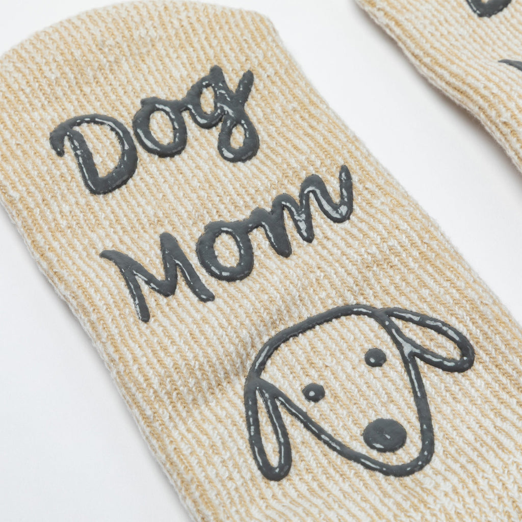 Dog Mom & Cat Mom Non-Slip Gripper Slipper Socks