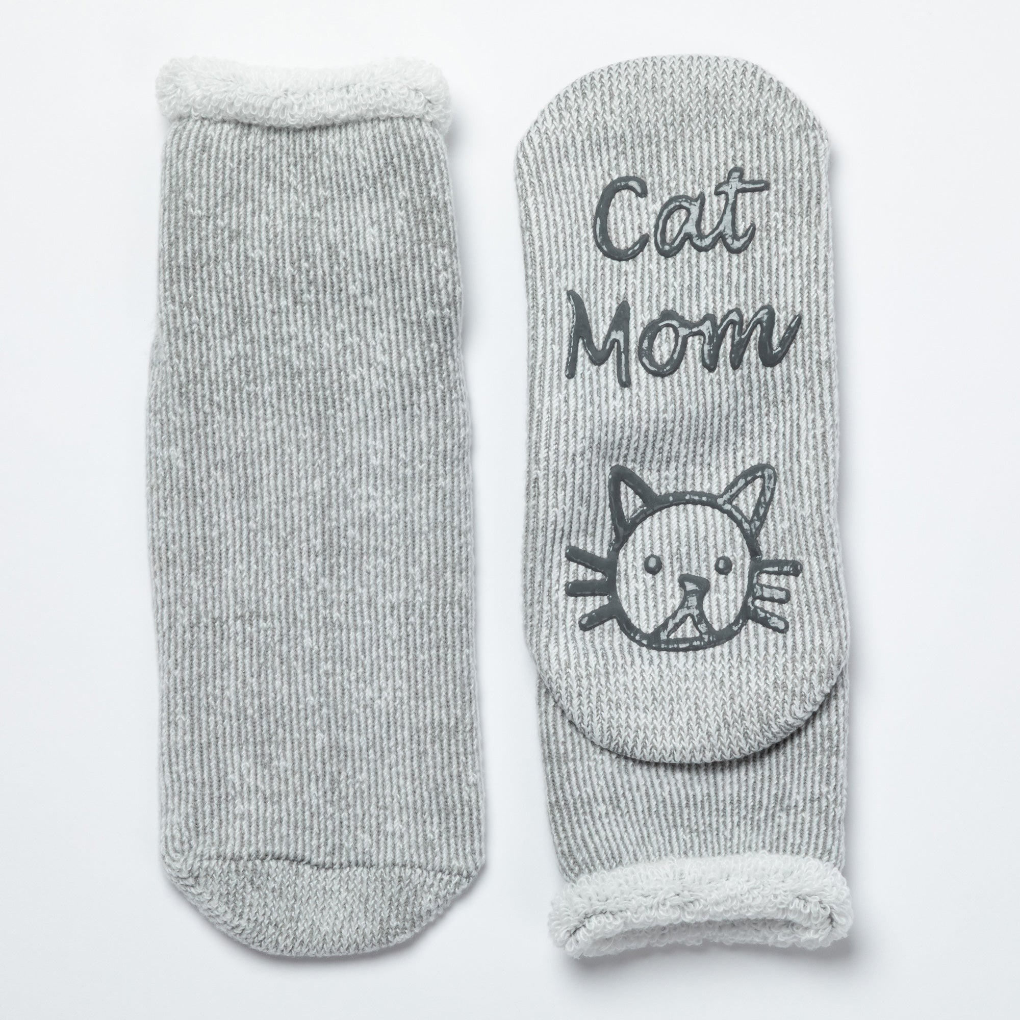 Dog Mom & Cat Mom Non-Slip Gripper Slipper Socks