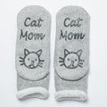 Dog Mom & Cat Mom Non-Slip Gripper Slipper Socks